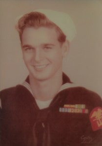 WWII veteran Al Galedrige joined the Navy when he was just 17 years old. Photo by Carl Faust.